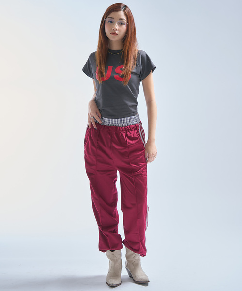 s/e/o(エスイーオー)の「【Geek Office / ギークオフィス】別注 s/e/o / エスイーオー US ロゴ ミニ Tシャツ(Tシャツ/カットソー・レディース・チャコールグレー・FREE)」の13枚目の写真