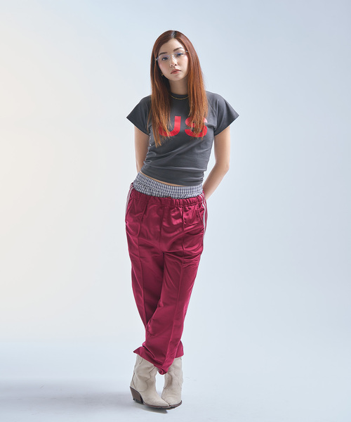 s/e/o(エスイーオー)の「【Geek Office / ギークオフィス】別注 s/e/o / エスイーオー US ロゴ ミニ Tシャツ(Tシャツ/カットソー・レディース・チャコールグレー・FREE)」の14枚目の写真