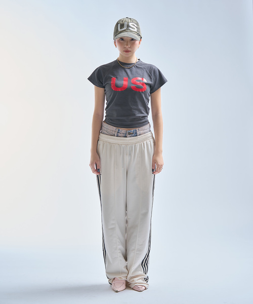 s/e/o(エスイーオー)の「【Geek Office / ギークオフィス】別注 s/e/o / エスイーオー US ロゴ ミニ Tシャツ(Tシャツ/カットソー・レディース・チャコールグレー・FREE)」の17枚目の写真