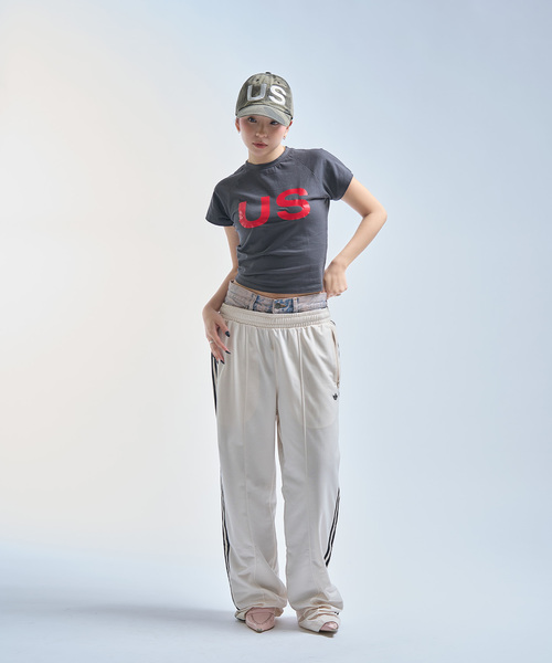 s/e/o(エスイーオー)の「【Geek Office / ギークオフィス】別注 s/e/o / エスイーオー US ロゴ ミニ Tシャツ(Tシャツ/カットソー・レディース・チャコールグレー・FREE)」の18枚目の写真