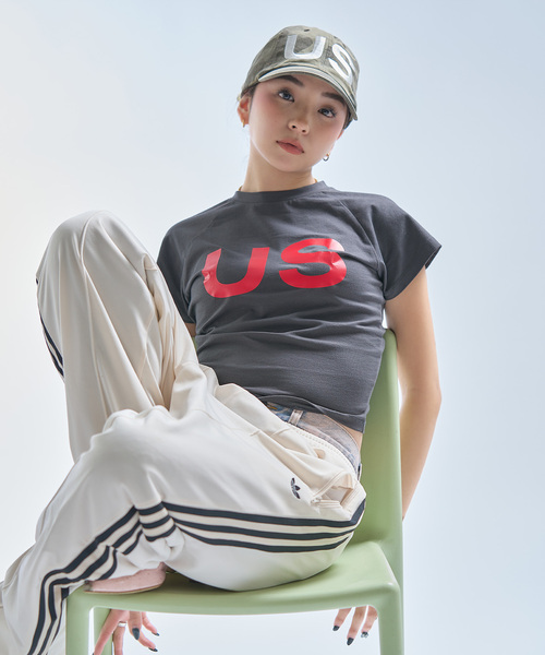 s/e/o(エスイーオー)の「【Geek Office / ギークオフィス】別注 s/e/o / エスイーオー US ロゴ ミニ Tシャツ(Tシャツ/カットソー・レディース・チャコールグレー・FREE)」の22枚目の写真
