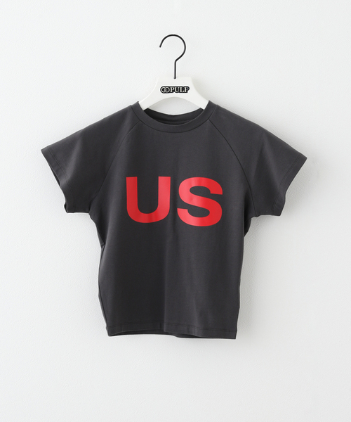 s/e/o(エスイーオー)の「【Geek Office / ギークオフィス】別注 s/e/o / エスイーオー US ロゴ ミニ Tシャツ(Tシャツ/カットソー・レディース・チャコールグレー・FREE)」の3枚目の写真