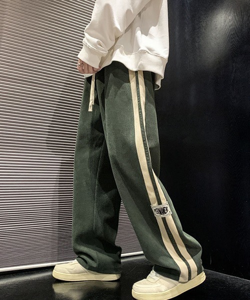 WARAIJOGO(ワライジョウゴ)の「【WARAIJOGO】サイドラインコーデュロイパンツ(NEZ)(その他パンツ・メンズ・ブラック/ベージュ/グリーン・FREE)」の9枚目の写真