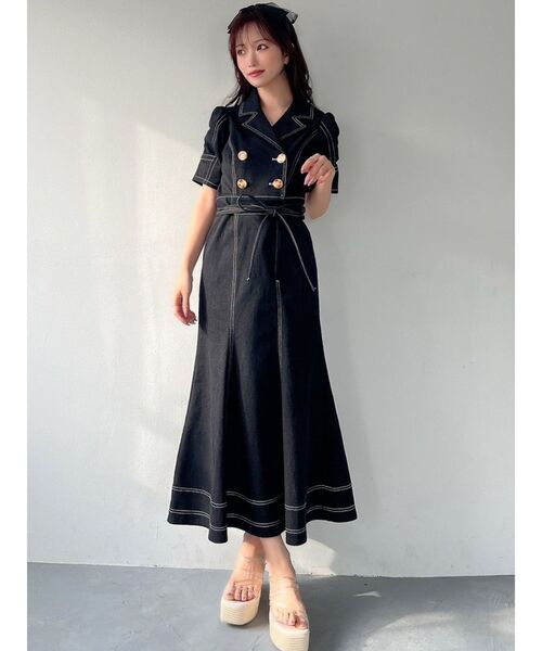 RESEXXY(リゼクシー)の「クリアウェッジサンダル(サンダル・レディース・アイボリー/ブラック・SMALL/MEDIUM/LARGE)」の15枚目の写真