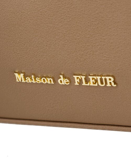 Maison de FLEUR(メゾンドフルール)の「マットワイドボストンバッグ(ボストンバッグ・レディース・ライトブラウン/ブラック・FREE)」の14枚目の写真