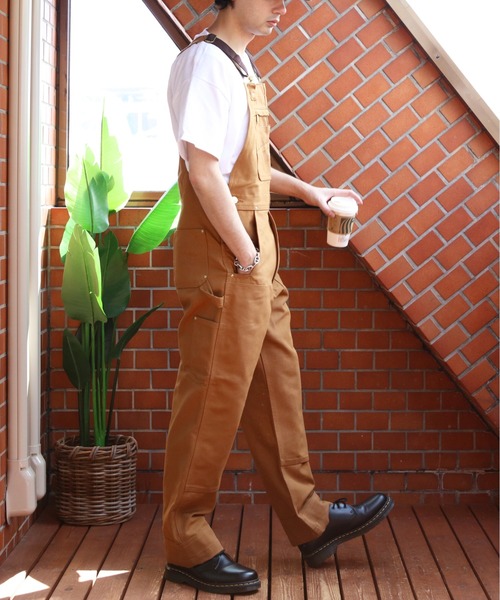 Carhartt(カーハート)の「Carhartt ダックオーバーオール(サロペット/オーバーオール・メンズ・ブラウン/ダークブラウン/ブラック/ネイビー・W32xL30/W34xL30/W38xL30/W36xL30/W30xL32/W32xL32/W30xL30/W40xL32/W36xL32/W40xL30)」の7枚目の写真