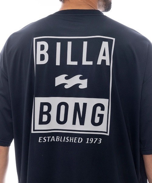 BILLABONG(ビラボン)の「BILLABONG メンズ AIR DRY MESH HALF SLEEVE サーフTシャツ 【2025年春夏モデル】/ビラボン水陸両用水陸両用サイドポケット付きバックプリント半袖ラッシュガード(水着)(ラッシュガード・メンズ・ブラック/パープル/ライトベージュ・MEDIUM/LARGE/X-LARGE)」の5枚目の写真
