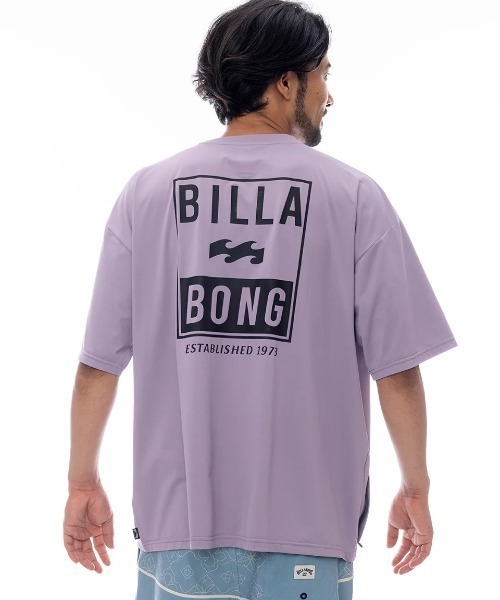 BILLABONG(ビラボン)の「BILLABONG メンズ AIR DRY MESH HALF SLEEVE サーフTシャツ 【2025年春夏モデル】/ビラボン水陸両用水陸両用サイドポケット付きバックプリント半袖ラッシュガード(水着)(ラッシュガード・メンズ・ブラック/パープル/ライトベージュ・MEDIUM/LARGE/X-LARGE)」の15枚目の写真