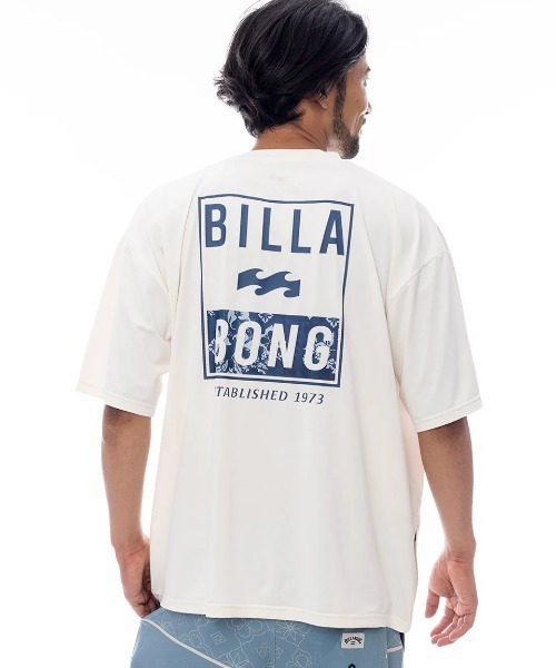 BILLABONG(ビラボン)の「BILLABONG メンズ AIR DRY MESH HALF SLEEVE サーフTシャツ 【2025年春夏モデル】/ビラボン水陸両用水陸両用サイドポケット付きバックプリント半袖ラッシュガード(水着)(ラッシュガード・メンズ・ブラック/パープル/ライトベージュ・MEDIUM/LARGE/X-LARGE)」の9枚目の写真
