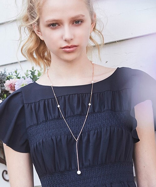 PEARL WALTZ LARIAT NECKLACE ネックレス