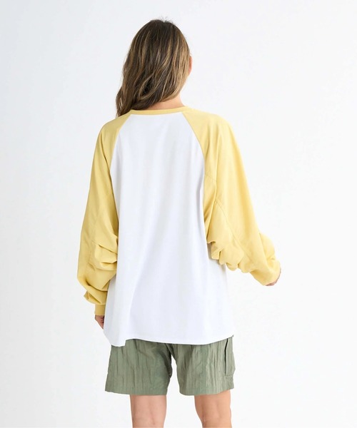 tシャツ LA PALMA /ロキシー水陸両用サンプロテクションラグランスリーブトップス（水着） レディース ROXY tシャツ LA PALMA /ロキシー水陸両用サンプロテクション