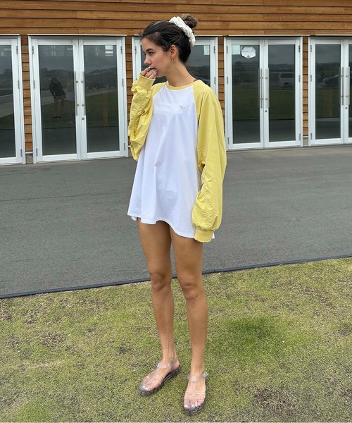 ROXY(ロキシー)の「LA PALMA /ロキシー水陸両用サンプロテクションラグランスリーブトップス(水着)(Tシャツ/カットソー・レディース・ブラック系その他/ブラック/イエロー・LARGE/MEDIUM/SMALL)」の12枚目の写真