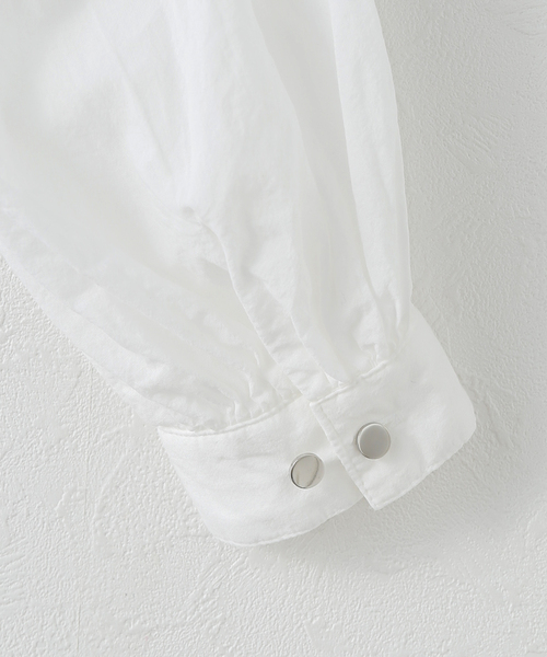 RHODOLIRION /ロドリリオン】Sailor Collar Spencer Shirt