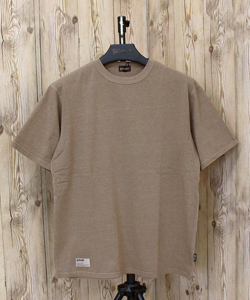 schott(ショット)の「PIGMENT O/D SS T-SHIRT(Tシャツ/カットソー・メンズ・ホワイト/ブラウン/ブラック/ブルー/セージグリーン・M/L/XL/XXL)」の1枚目の写真