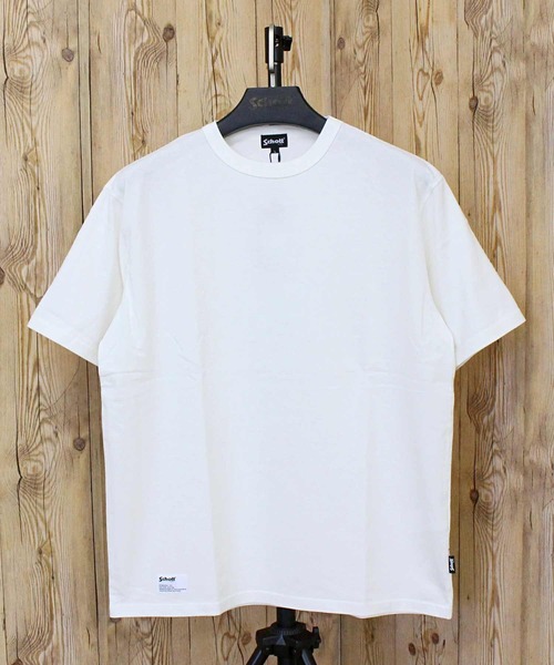 schott(ショット)の「PIGMENT O/D SS T-SHIRT(Tシャツ/カットソー・メンズ・ホワイト/ブラウン/ブラック/ブルー/セージグリーン・M/L/XL/XXL)」の2枚目の写真