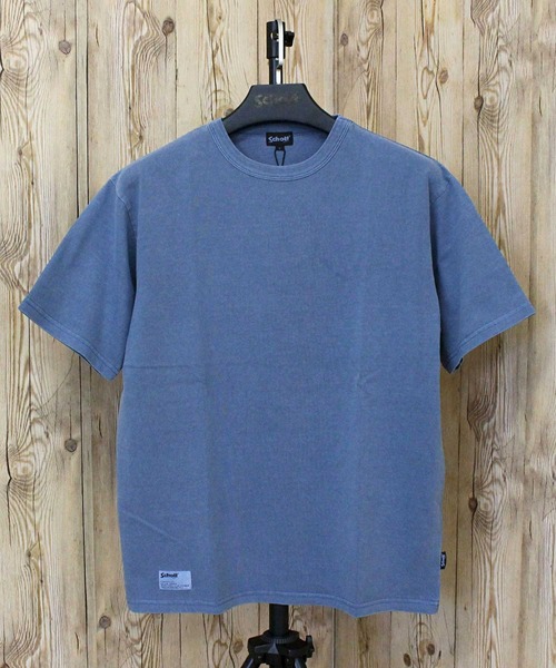 schott(ショット)の「PIGMENT O/D SS T-SHIRT(Tシャツ/カットソー・メンズ・ホワイト/ブラウン/ブラック/ブルー/セージグリーン・M/L/XL/XXL)」の5枚目の写真