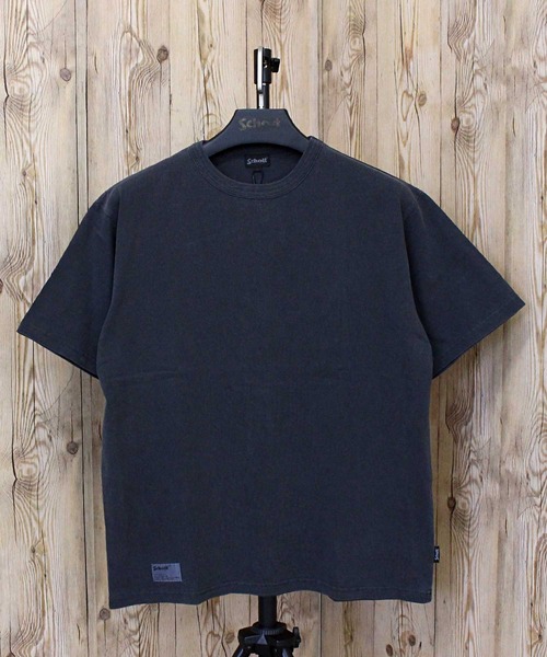 schott(ショット)の「PIGMENT O/D SS T-SHIRT(Tシャツ/カットソー・メンズ・ホワイト/ブラウン/ブラック/ブルー/セージグリーン・M/L/XL/XXL)」の3枚目の写真