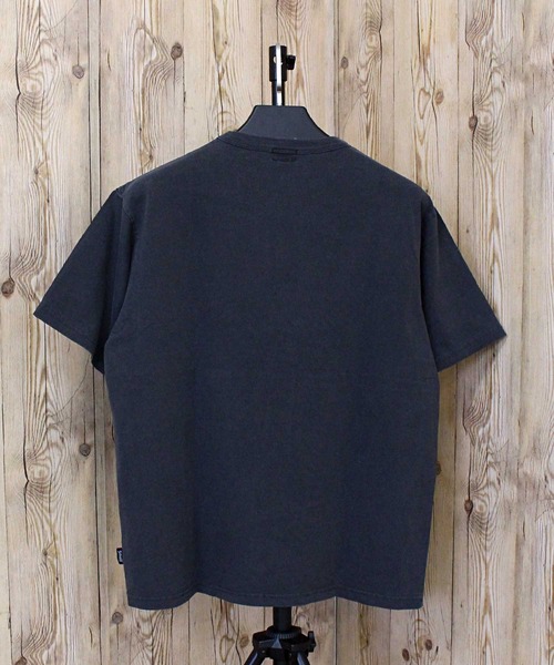 schott(ショット)の「PIGMENT O/D SS T-SHIRT(Tシャツ/カットソー・メンズ・ホワイト/ブラウン/ブラック/ブルー/セージグリーン・M/L/XL/XXL)」の9枚目の写真