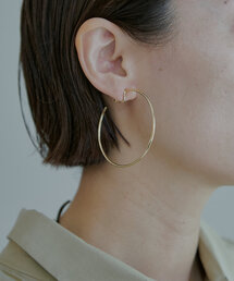 Omekashi | シンプルフープイヤリング(イヤリング)