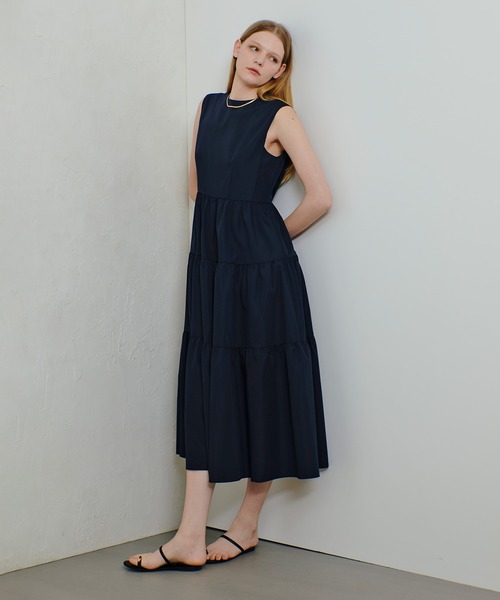 セール】タイプライターティアードワンピース（ワンピース