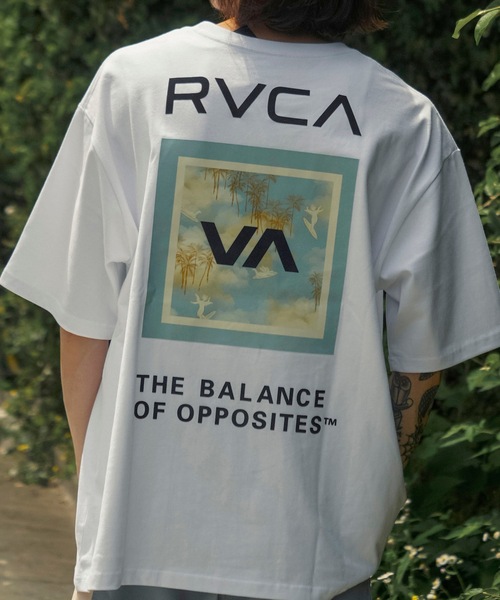 【RVCA】バックプリント ロゴ Tシャツ ★トレンドアイテム♪ セール】[RVCA/ルーカ] ブランドロゴ バックプリント ショート