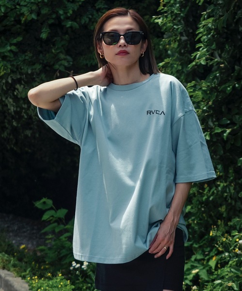 RVCA(ルーカ)の「RVCA メンズ BOX SS Tシャツ 【2025年夏モデル】/ルーカバックプリント半袖ロゴTシャツ(Tシャツ/カットソー・メンズ・スミクロ/ホワイト/オリーブ/ライトブルー/ブラック・SMALL/MEDIUM/LARGE/X-LARGE)」の19枚目の写真