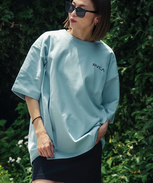 RVCA(ルーカ)の「RVCA メンズ BOX SS Tシャツ 【2025年夏モデル】/ルーカバックプリント半袖ロゴTシャツ(Tシャツ/カットソー・メンズ・スミクロ/ホワイト/オリーブ/ライトブルー/ブラック・SMALL/MEDIUM/LARGE/X-LARGE)」の20枚目の写真