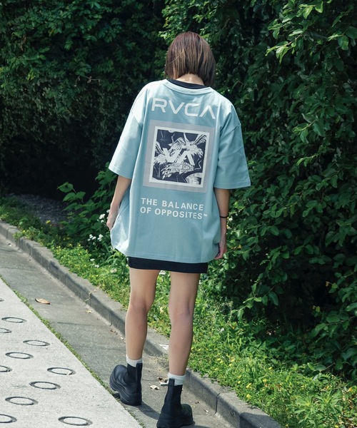 RVCA(ルーカ)の「RVCA メンズ BOX SS Tシャツ 【2025年夏モデル】/ルーカバックプリント半袖ロゴTシャツ(Tシャツ/カットソー・メンズ・スミクロ/ホワイト/オリーブ/ライトブルー/ブラック・SMALL/MEDIUM/LARGE/X-LARGE)」の18枚目の写真