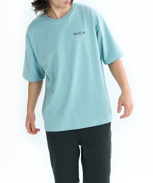 RVCA(ルーカ)の「RVCA メンズ BOX SS Tシャツ 【2025年夏モデル】/ルーカバックプリント半袖ロゴTシャツ(Tシャツ/カットソー・メンズ・スミクロ/ホワイト/オリーブ/ライトブルー/ブラック・SMALL/MEDIUM/LARGE/X-LARGE)」の22枚目の写真