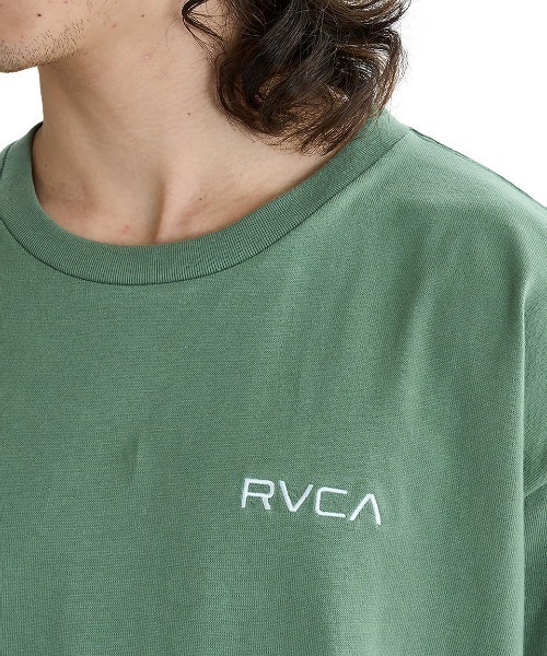 RVCA(ルーカ)の「RVCA メンズ BOX SS Tシャツ 【2025年夏モデル】/ルーカバックプリント半袖ロゴTシャツ(Tシャツ/カットソー・メンズ・スミクロ/ホワイト/オリーブ/ライトブルー/ブラック・SMALL/MEDIUM/LARGE/X-LARGE)」の14枚目の写真