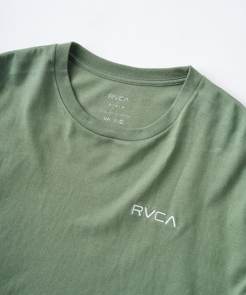 RVCA(ルーカ)の「RVCA メンズ BOX SS Tシャツ 【2025年夏モデル】/ルーカバックプリント半袖ロゴTシャツ(Tシャツ/カットソー・メンズ・スミクロ/ホワイト/オリーブ/ライトブルー/ブラック・SMALL/MEDIUM/LARGE/X-LARGE)」の16枚目の写真