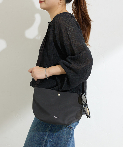 ORCIVAL（オーシバル）の「【ORCIVAL/オーシバル】 LCV_SHOULDER POUCH MEDIUM（ショルダーバッグ・レディース・ブラック系その他/ホワイト系その他・FREE）」の9枚目の写真