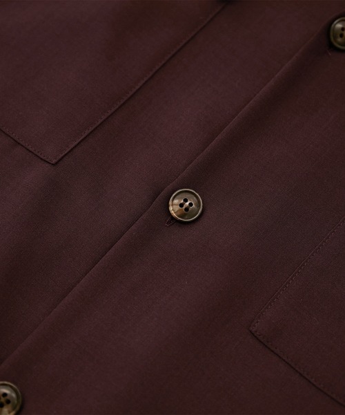 ROPE'(ロペ)の「【洗える】サファリシャツドレス(シャツワンピース・レディース・ブラウン/オフホワイト・36/38)」の19枚目の写真