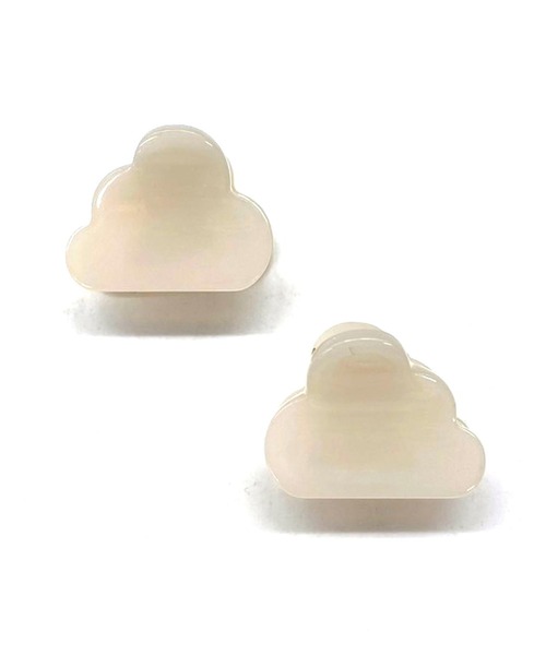 anap mimpi（アナップミンピ）の「2セット モクモク クリア カラー ミニ ヘア クリップ（バレッタ/ヘアクリップ・レディース・イエロー/ピンク/ターコイズブルー/アイボリー・FREE）」の11枚目の写真