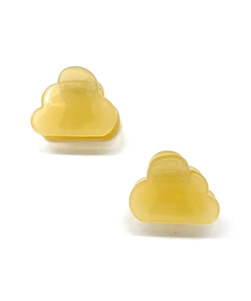 anap mimpi（アナップミンピ）の「2セット モクモク クリア カラー ミニ ヘア クリップ（バレッタ/ヘアクリップ・レディース・イエロー/ピンク/ターコイズブルー/アイボリー・FREE）」の13枚目の写真