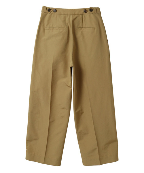 新品 1er Arrondissement コットンナイロンタフタ2タックパンツ セール】コットンナイロンタフタ2タックパンツ（その他パンツ