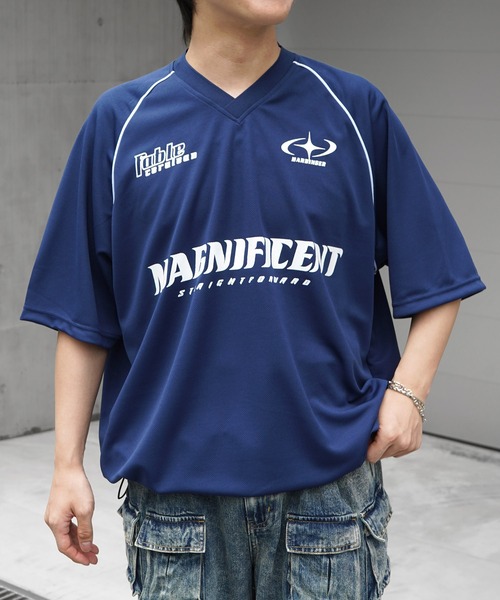 セール】25SS Vネックゲームシャツ ユニフォームライク ドロスト 半袖T