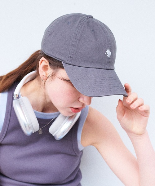 POLO BCS(ポロ ビーシーエス)の「POLO ロゴキャップ(キャップ・レディース・グレー/ブラック/ベージュ・フリー)」の3枚目の写真