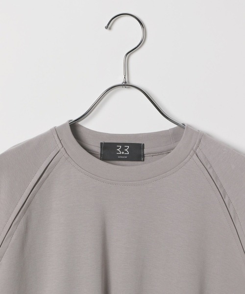 3.3 Field Trip （3.3フィールドトリップ）の「3.3 Field Trip／ショルダーカットT（Tシャツ/カットソー・メンズ・グレー/ブラック・LARGE/MEDIUM）」の8枚目の写真