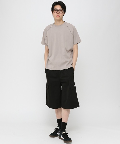 3.3 Field Trip （3.3フィールドトリップ）の「3.3 Field Trip／ショルダーカットT（Tシャツ/カットソー・メンズ・グレー/ブラック・LARGE/MEDIUM）」の15枚目の写真