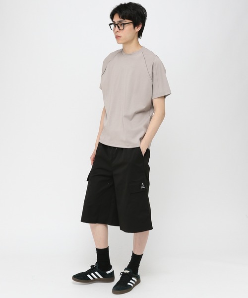 3.3 Field Trip （3.3フィールドトリップ）の「3.3 Field Trip／ショルダーカットT（Tシャツ/カットソー・メンズ・グレー/ブラック・LARGE/MEDIUM）」の16枚目の写真