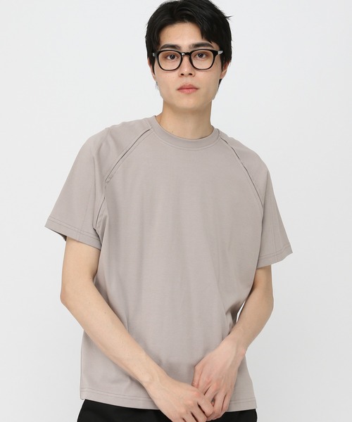 3.3 Field Trip （3.3フィールドトリップ）の「3.3 Field Trip／ショルダーカットT（Tシャツ/カットソー・メンズ・グレー/ブラック・LARGE/MEDIUM）」の18枚目の写真