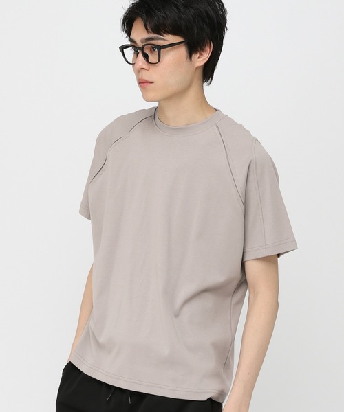 3.3 Field Trip （3.3フィールドトリップ）の「3.3 Field Trip／ショルダーカットT（Tシャツ/カットソー・メンズ・グレー/ブラック・LARGE/MEDIUM）」の19枚目の写真