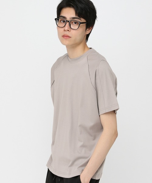 3.3 Field Trip （3.3フィールドトリップ）の「3.3 Field Trip／ショルダーカットT（Tシャツ/カットソー・メンズ・グレー/ブラック・LARGE/MEDIUM）」の20枚目の写真