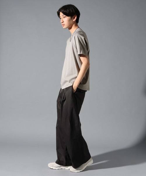 3.3 Field Trip (3.3フィールドトリップ)の「3.3 Field Trip/ショルダーカットT(Tシャツ/カットソー・メンズ・グレー/ブラック・LARGE/MEDIUM)」の6枚目の写真