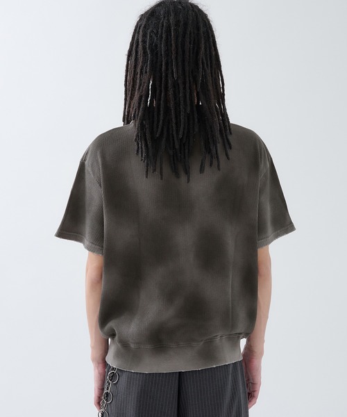 ANDER HUNK（アンダーハンク）の「Hard Spray Thermal Polo / ハードスプレーサーマルポロ（ポロシャツ・メンズ・グレー/レッド/杢グレー・MEDIUM/LARGE）」の13枚目の写真
