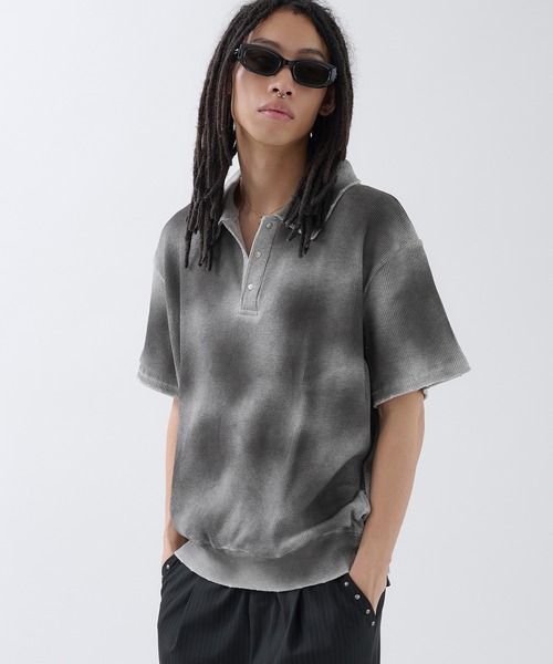 ANDER HUNK（アンダーハンク）の「Hard Spray Thermal Polo