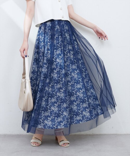 natural couture(ナチュラルクチュール)の「チュールレイヤードフレアスカート(スカート・レディース・その他1/その他2/その他3・FREE)」の3枚目の写真