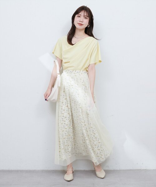 natural couture(ナチュラルクチュール)の「チュールレイヤードフレアスカート(スカート・レディース・その他1/その他2/その他3・FREE)」の15枚目の写真