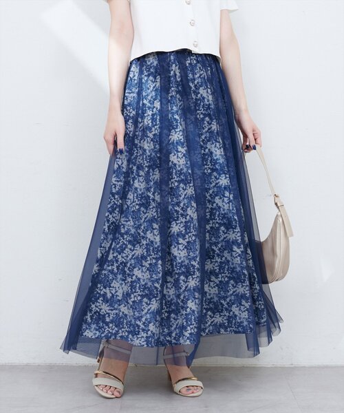 natural couture(ナチュラルクチュール)の「チュールレイヤードフレアスカート(スカート・レディース・その他1/その他2/その他3・FREE)」の18枚目の写真
